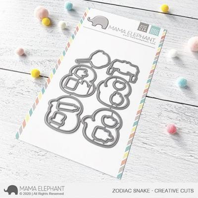 Mama Elephant Creative Cuts - Zodiac Snake